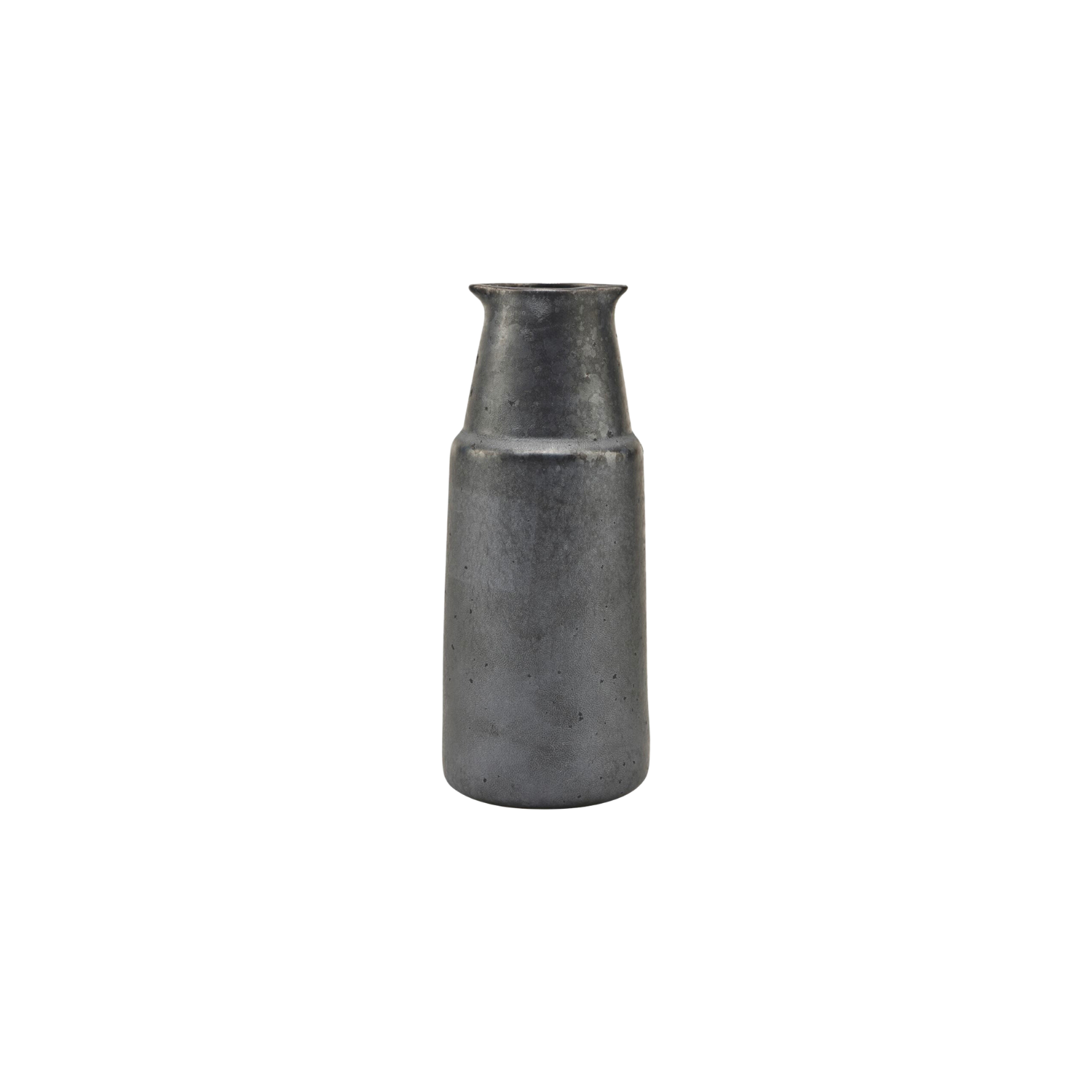 Tall Ceramic Pitcher / Vase Black